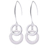 Hollow Circle Drop Earrings