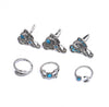 Beach Punk Elephant Moon Arrow Ring