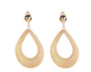 Gold hollow Out Statement Earrings Sacred Geometry